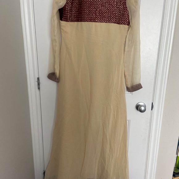 Gorgeous long medium size shalwaar kameez maxi - Picture 6 of 8